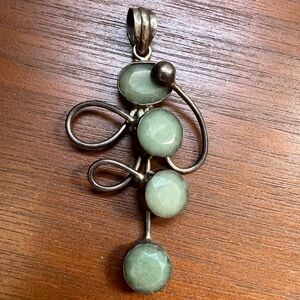 Jade Green Stone Pendant